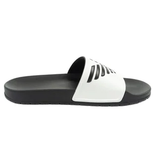 Klapki Emporio Armani XVPS04D 287 białe - Klapki i japonki męskie - miniaturka - grafika 1