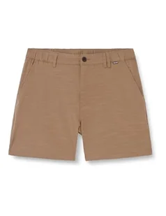 Hurley Szorty męskie - Phantom Slub 3/4, pas 45 cm oliwkowy - Spodenki damskie - miniaturka - grafika 1