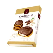 Batoniki - Tago Kardynałki Z Kremem O Smaku Zabajone W Polewie Mleczno-Kakaowej 180G - miniaturka - grafika 1