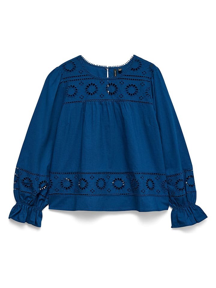 Vero Moda Bluzka w kolorze granatowym