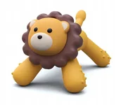 Gryzaki dla dzieci - Gryzak dla niemowląt W KSZTAŁCIE LWA Silikonowa zabawka do żucia - miniaturka - grafika 1