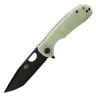 Noże - Nóż składany Honey Badger Tanto Medium Black DLC - Jadeitowy - miniaturka - grafika 1