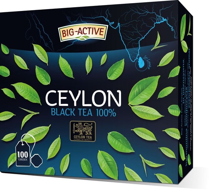 Big-Active Herbata Czarna Ceylon ekspresowa 100 torebek
