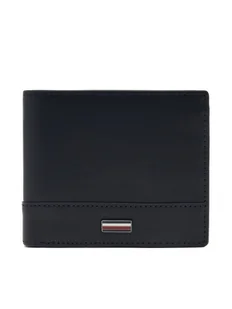 Tommy Hilfiger Duży Portfel Męski Th Corp Cc Flap And Coin AM0AM13246 Granatowy - Portfele - miniaturka - grafika 1