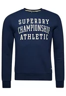 Bluzy męskie - Superdry Bluza męska, Lauren Navy, XXL - miniaturka - grafika 1