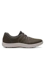 Trampki damskie - Clarks Sneakersy "Adella Stroll" w kolorze khaki - miniaturka - grafika 1