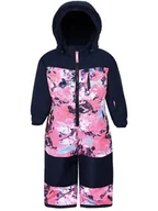 Kombinezony dla dzieci - Peek U Kombinezon zimowy "Celestia" w kolorze różowo-granatowym - miniaturka - grafika 1