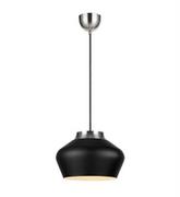 Lampy sufitowe - Markslojd LAMPA wisząca KOM 107378 metalowa OPRAWA zwis czarny 107378 - miniaturka - grafika 1