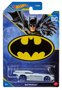 Hot Wheels Samochodzik Auto Batman Batmobile srebrny HLK60 - Samochody i pojazdy dla dzieci - miniaturka - grafika 1