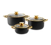 Garnki - Ambition Royal Steel Indukcja Stal nierdzewna 6 elementów - miniaturka - grafika 1