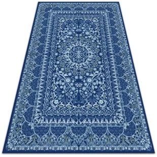 Piękny dywan zewnętrzny Niebieski antyczny styl 80x120 cm - Dywany zewnętrzne - miniaturka - grafika 1
