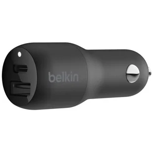 BELKIN Ładowarka samochodowa USB-C 32 W (szybka ładowarka do iPhone'a, Samsung, Google Pixel i więcej) - czarna CCB003btBK - Ładowarki samochodowe - miniaturka - grafika 1