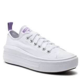 Trampki Converse Chuck Taylor All Star Move Color Pop Platform 271717C White/Pixel Purple/White - Buty dla dziewczynek - miniaturka - grafika 1