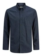 Koszule męskie - Jack & Jones Koszula - Slim fit - w kolorze granatowym - miniaturka - grafika 1