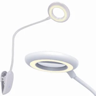 Lampka biurkowa LED z klipsem - Tirma - Lampy stojące - miniaturka - grafika 1