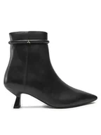 Botki damskie - Patrizia Pepe Botki 2Y0024/L078-K103 Czarny - miniaturka - grafika 1