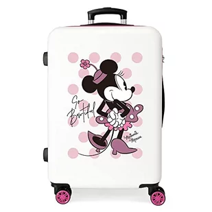 Disney Have a Good Time Minnie So Beautiful Średniej walizce Różowy 46x65x23 cms Sztywne zapięcie z boku 56L 3 kg 4 koła Podwójne, Różowy, Talla única, średnia walizka - Walizki - miniaturka - grafika 1