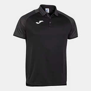 Joma Essential II męska koszulka polo, czarno-antracyt, XS - Koszulki męskie - miniaturka - grafika 1