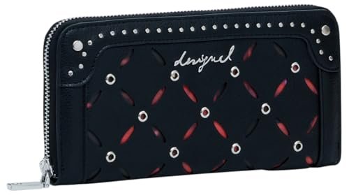 Desigual Mone_Yankee, Bi-Fold Wallet Women's, 0, Kolor: czarny, 0