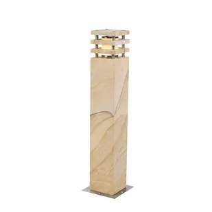 QAZQA Nowoczesna lampa zewnętrzna beż 70cm - Grumpy - Lampy ogrodowe - miniaturka - grafika 1