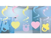 Baby shower i roczek - Dekoracja Wisząca, Baby Shower - miniaturka - grafika 1