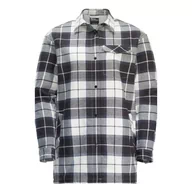 Koszule damskie - Damska koszula flanelowa Jack Wolfskin VAN VIEW SHIRT W cotton white 41 - XS - miniaturka - grafika 1