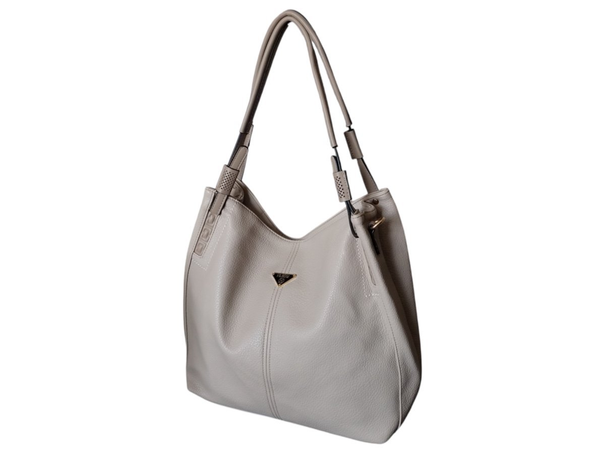 Damska Torebka Na Ramię, Miejska Modna Funkcjonalna Torba Shopper, Beżowy