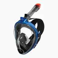 Maski do nurkowania - Maska pełnotwarzowa do snorkelingu AQUA-SPEED Spectra 2.0 czarna/niebieska - miniaturka - grafika 1