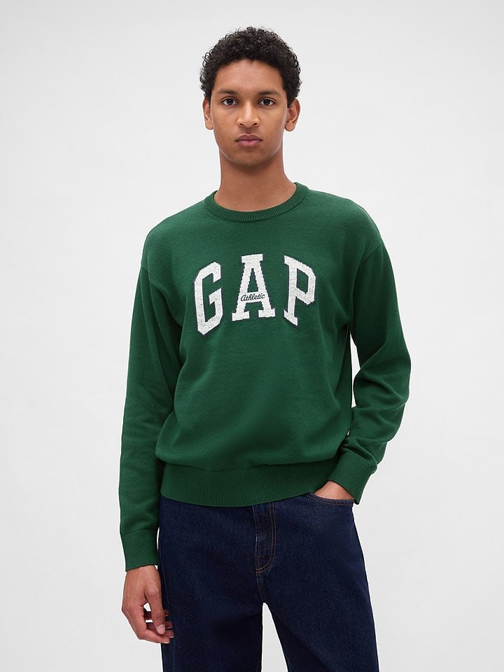 GAP Sweter w kolorze zielonym