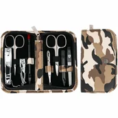 Pozostałe urządzenia kosmetyczne - Kellermann 5260 zestaw do manicure wzór kamuflażowy - miniaturka - grafika 1