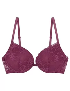 Women'secret Wspaniały Biustonosz Push Up Koronka Granat Kobieta, Różowy, 90C - Biustonosze - miniaturka - grafika 1