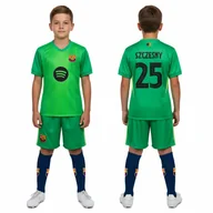 Piłka nożna - SZCZĘSNY 25 Getry Strój piłkarski Barcelona zestaw 3w1 wzór 2026 - miniaturka - grafika 1
