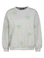 Bluzy damskie - Sublevel Bluza w kolorze szaro-zielonym - miniaturka - grafika 1