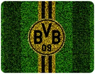 Podkładki pod mysz - PODKŁADKA POD MYSZKĘ BORUSSIA DORTMUND 23x19CM DO LAPTOPA - miniaturka - grafika 1