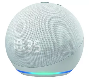 Amazon Echo Dot 4 z zegarem (glacier white) - Kup na Raty - - Systemy inteligentnych domów - miniaturka - grafika 2