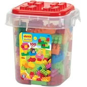 Klocki - Ecoiffier Zestaw Klocków do Budowania w Opakowaniu 100 el. - miniaturka - grafika 1