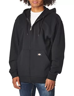 Dickies Męska bluza z kapturem na zamek błyskawiczny, Czarny - Bluzy męskie - miniaturka - grafika 1