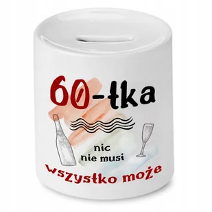 SKARBONKA PREZENT DLA NA URODZINY 60 60te 60-te z Nadrukiem ze Zdjęciem + Opakowanie na prezent (wzór 03) - Skarbonki SKARBONKA PREZENT DLA NA URODZINY 60 60te 60-te z Nadrukiem ze Zdjęciem + Opakowanie na prezent (wzór 03) - Skarbonki - miniaturka - grafika 1