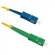 Kable miedziane - QOLTEC Optic Patchcord SC/APC SC/UPC simplex SM 9/125 G652D 20m 54295 - miniaturka - grafika 1