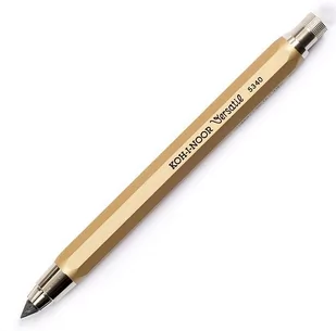 Koh-i-noor Koh-I-Noor Ołówek Mech Kubuś 5.6mm 12cm Złoty met 53400N1MZ1KS1004 - Kredki, ołówki, pastele i pisaki - miniaturka - grafika 1