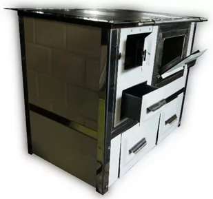 Kuchnia, angielka z piekarnikiem 9,5kW, bez płaszcza wodnego (kolor: brąz) - spełnia anty-smogowy EkoProjekt 92282084 - Kuchnie węglowe - miniaturka - grafika 4