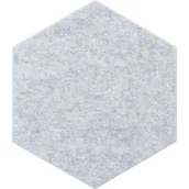 Panele ścienne i boazeria - Panel dekoracyjny MULTIDECOR Felly Heksagon 01 40 x 46 cm Szary (2 szt.) - miniaturka - grafika 1