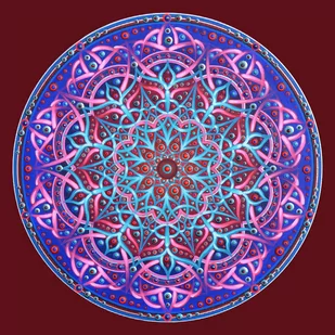 Wyklejany obraz Mandala mozaika MERCI PATRIZ - Dekoratorstwo Wyklejany obraz Mandala mozaika MERCI PATRIZ - Dekoratorstwo - miniaturka - grafika 1