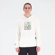 Bluzy męskie - Bluza New Balance Hoops French Terry Hoodie M NBMT31588SST L - miniaturka - grafika 1