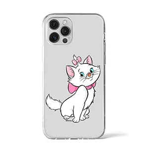 ERT GROUP etui na telefon Apple Iphone 12 PRO MAX, case oryginalny i oficjalnie licencjonowany przez Disney, wzór Marie 007, optymalnie dopasowane, plecki z TPU częściowo przeźroczyste - Etui i futerały do telefonów - miniaturka - grafika 1
