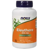 Suplementy naturalne - Now Foods Eleuterokok kolczasty korzeń Eleuthero 500mg 100 kapsułek - miniaturka - grafika 1
