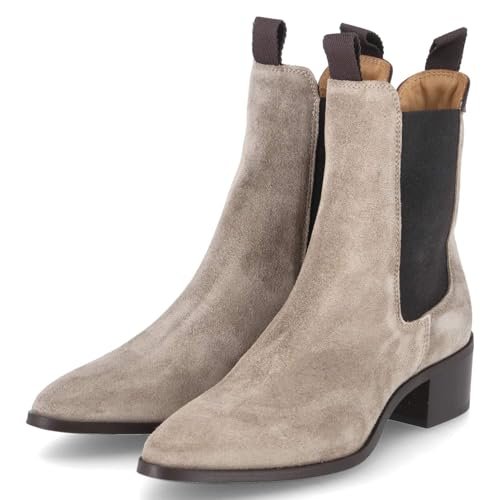 GANT FOOTWEAR ST BROOMLY Chelsea damskie kozaki, Cold Beige, 37 EU, Cold Beige, 37 EU