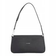 Torebki damskie - Calvin klein torebka damska business shoulder bag_saffiano czarna - miniaturka - grafika 1
