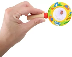 Drewniana Lupa mały ogrodnik dla dzieci Czerwona - Mikroskopy i lupy - miniaturka - grafika 1