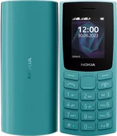 Telefony komórkowe - Nokia 105 TA-1557 DualSim Cyan (1GF019CPG6L07) Zielony - miniaturka - grafika 1